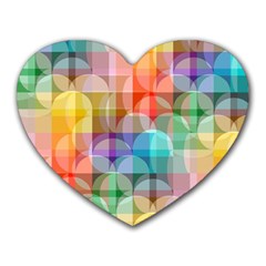 Circles Mouse Pad (heart)