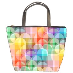 Circles Bucket Handbag