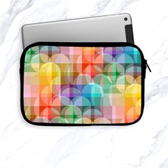 Circles Apple Ipad Mini Zippered Sleeve by Lalita