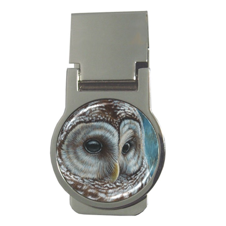 Barred Owl Money Clip (Round)