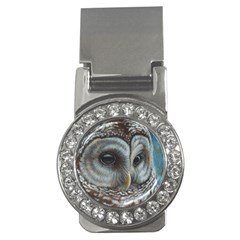 Barred Owl Money Clip (cz) by TonyaButcher