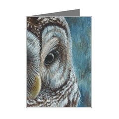 Barred Owl Mini Greeting Card by TonyaButcher