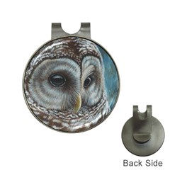 Barred Owl Hat Clip With Golf Ball Marker