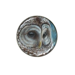 Barred Owl Golf Ball Marker 4 Pack (for Hat Clip) by TonyaButcher