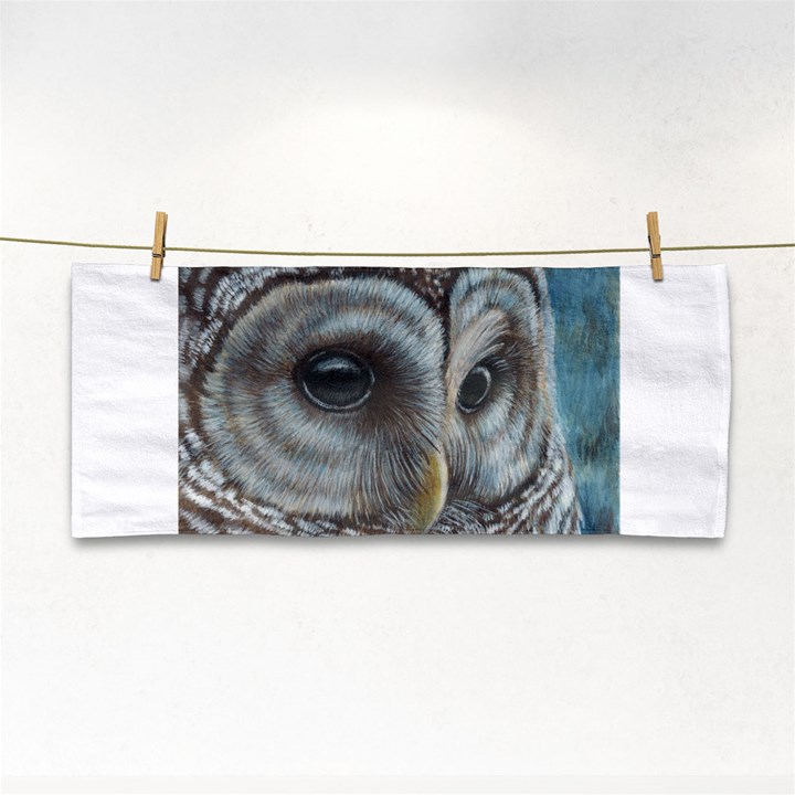 Barred Owl Hand Towel