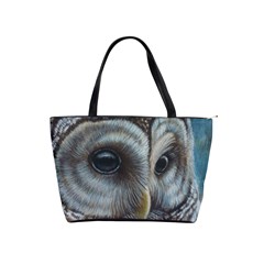 Barred Owl Large Shoulder Bag by TonyaButcher