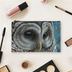 Barred Owl Cosmetic Bag (medium)