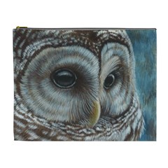 Barred Owl Cosmetic Bag (xl) by TonyaButcher