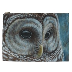 Barred Owl Cosmetic Bag (xxl) by TonyaButcher