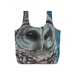 Barred Owl Reusable Bag (s) by TonyaButcher