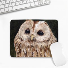 Tawny Owl Small Mouse Pad (rectangle) by TonyaButcher