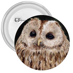 Tawny Owl 3  Button by TonyaButcher