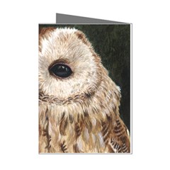 Tawny Owl Mini Greeting Card (8 Pack)