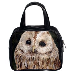 Tawny Owl Classic Handbag (two Sides) by TonyaButcher