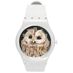 Tawny Owl Plastic Sport Watch (medium) by TonyaButcher