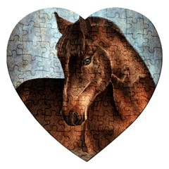 Midnight Jewel  Jigsaw Puzzle (heart)