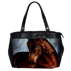 Midnight Jewel  Oversize Office Handbag (one Side) by TonyaButcher