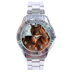 Midnight Jewel  Stainless Steel Watch by TonyaButcher