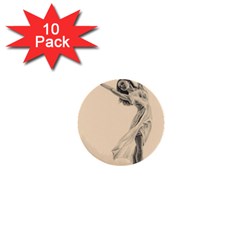 Graceful Dancer 1  Mini Button (10 Pack)