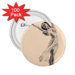 Graceful Dancer 2 25  Button (100 Pack)