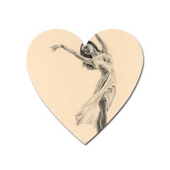 Graceful Dancer Magnet (heart)