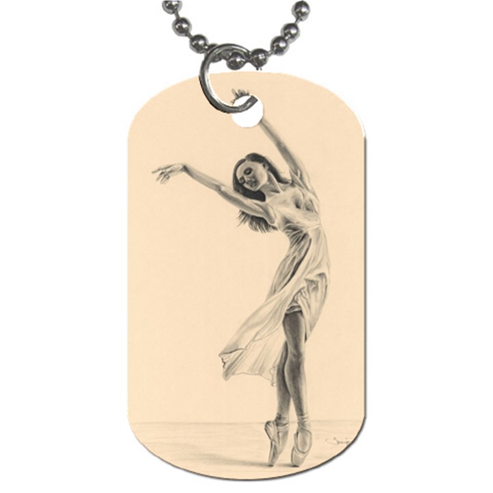 Graceful Dancer Dog Tag (Two-sided) 