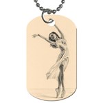 Graceful Dancer Dog Tag (Two-sided)  Back