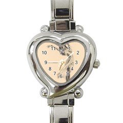 Graceful Dancer Heart Italian Charm Watch 