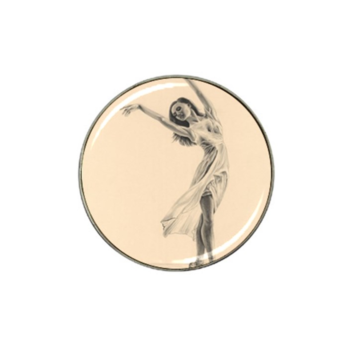 Graceful Dancer Golf Ball Marker (for Hat Clip)