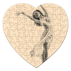 Graceful Dancer Jigsaw Puzzle (heart)