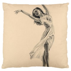 Graceful Dancer Large Cushion Case (two Sided) 