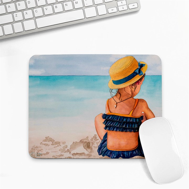 A Day At The Beach Small Mouse Pad (Rectangle)