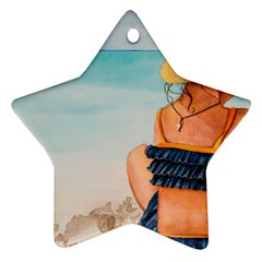 A Day At The Beach Star Ornament by TonyaButcher