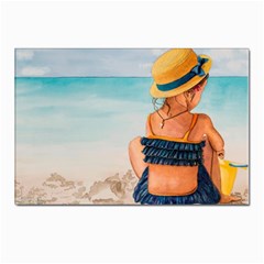 A Day At The Beach Postcard 4 x 6  (10 Pack) by TonyaButcher