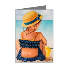 A Day At The Beach Mini Greeting Card by TonyaButcher