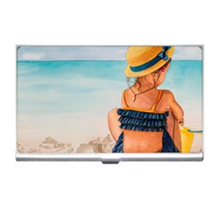 A Day At The Beach Business Card Holder by TonyaButcher