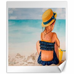 A Day At The Beach Canvas 20  X 24  (unframed)