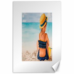 A Day At The Beach Canvas 24  X 36  (unframed)