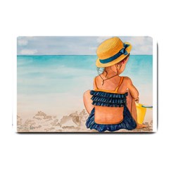 A Day At The Beach Small Door Mat