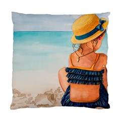 A Day At The Beach Cushion Case (single Sided)  by TonyaButcher