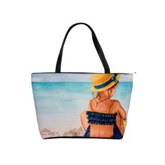 A Day At The Beach Large Shoulder Bag by TonyaButcher