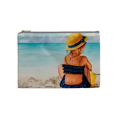 A Day At The Beach Cosmetic Bag (medium) by TonyaButcher