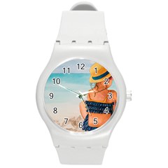 A Day At The Beach Plastic Sport Watch (medium) by TonyaButcher