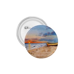 Sunset Beach Watercolor 1 75  Button