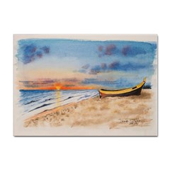 Sunset Beach Watercolor A4 Sticker 10 Pack by TonyaButcher