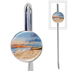 Sunset Beach Watercolor Bookmark by TonyaButcher