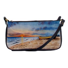 Sunset Beach Watercolor Evening Bag by TonyaButcher