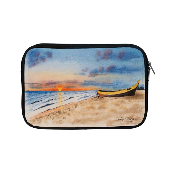 Sunset Beach Watercolor Apple iPad Mini Zippered Sleeve