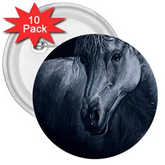 Equine Grace  3  Button (10 Pack)