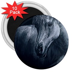 Equine Grace  3  Button Magnet (10 Pack) by TonyaButcher